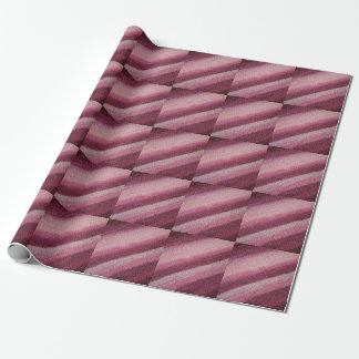 Papier Cadeau Texture de tissu en nappe, abstrait violet-rose.