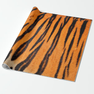 Papier Cadeau Texture d'impression de tigre