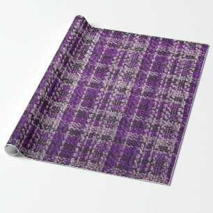 Papier Cadeau Texture du tissu de tartan violet utile comme supp