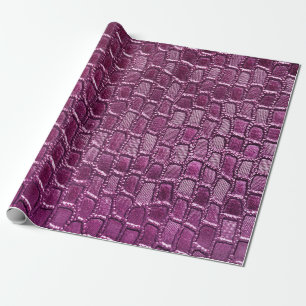 Papier Cadeau Texture en cuir violet