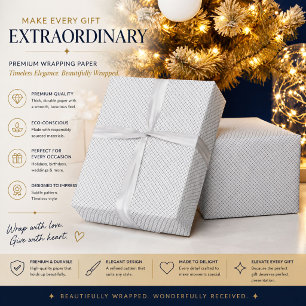 Papier Cadeau Texture Géométrique Monochrome Motif Diamant Sans