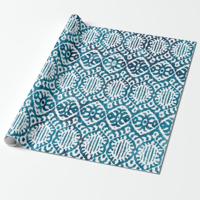 Papier Cadeau texture géométrique répétition motif créatif moder (Déroulé)