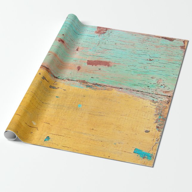 Papier Cadeau texture grunge en bois (Déroulé)