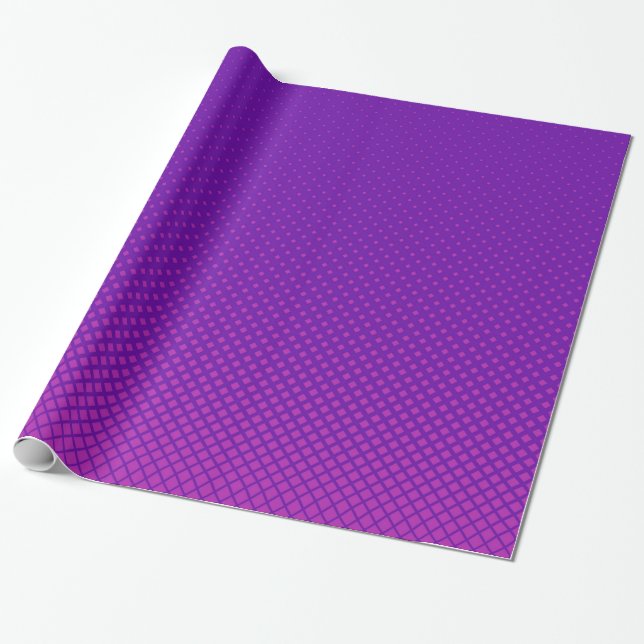 Papier Cadeau Texture motif de diamants violet et rose (Déroulé)
