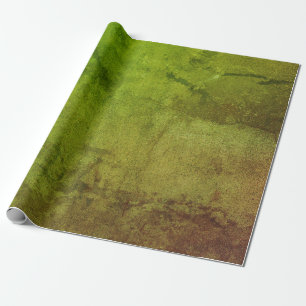 Papier Cadeau Texture Vintage Rustique Vert Brown Grunge Motif