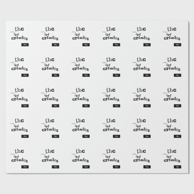 Papier Cadeau thaddeus & crimson (Plat)