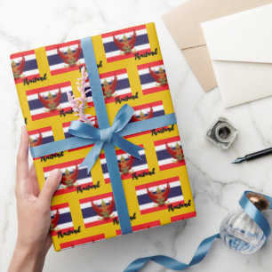 Papier Cadeau Thailande papier, Drapeau thaïlandais patriotique