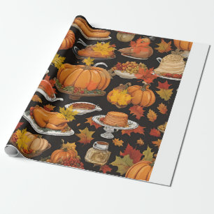 Papier cadeau Thanksgiving