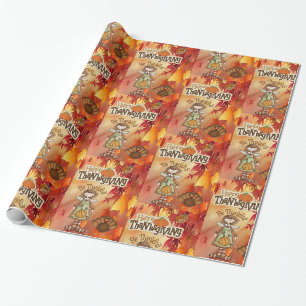 Papier cadeau Thanksgiving