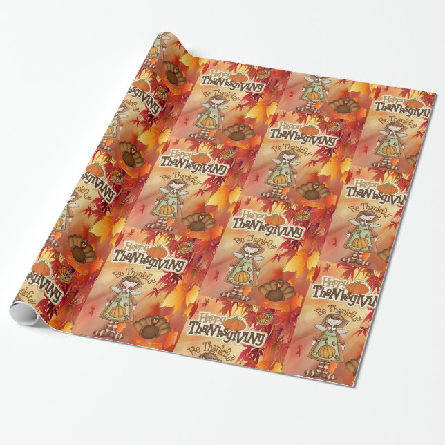 Papier cadeau Thanksgiving (Déroulé)