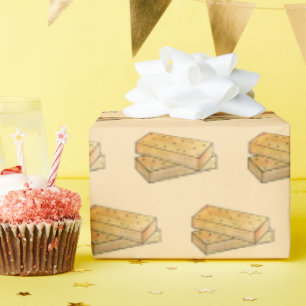 Papier Cadeau Thé de Pain Raccourci écossais Biscuits Boulangeri