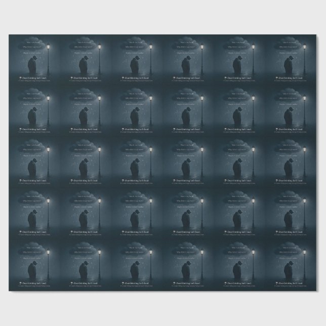 Papier Cadeau The Quiet Spiral – Realistic Overthinking Tee (Plat)