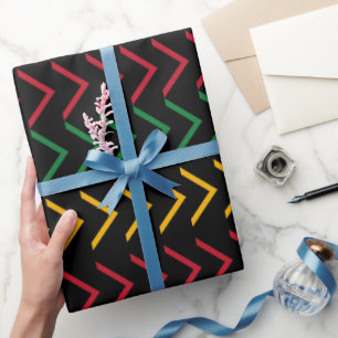 Papier Cadeau Thème du Mois de l'histoire des Noirs 