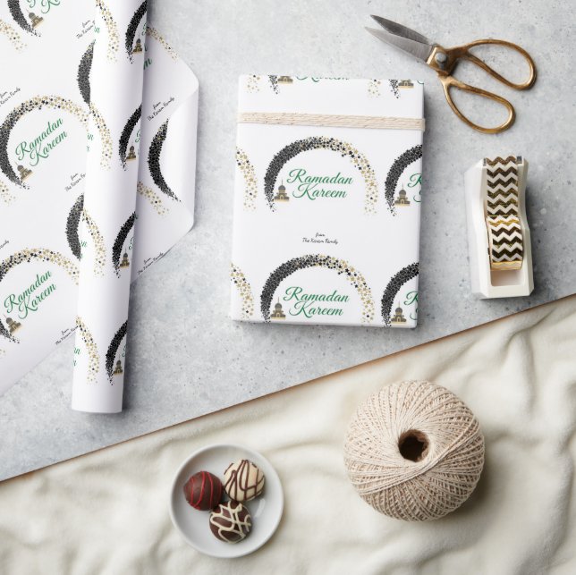 papier cadeau thème Ramadan Kareem pour célébratio (Artisanat)