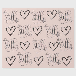 Papier Cadeau Thème Rose d'Anniversaire