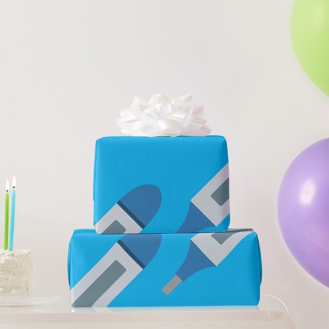 Papier Cadeau Thermomètre Médicale (Créateur téléchargé)