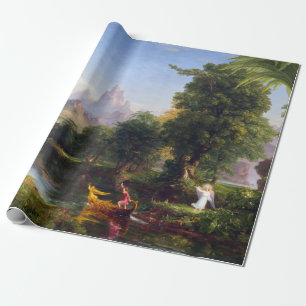 Papier Cadeau Thomas Cole Le Voyage de la vie Jeunesse