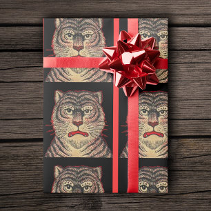 Papier Cadeau Tigre vintage-Asiatique trié
