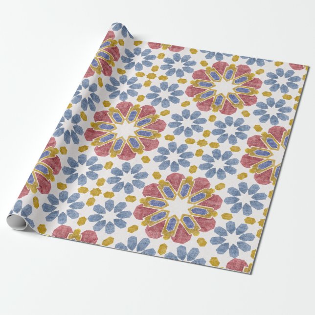 Papier Cadeau Tile marocaine (Déroulé)