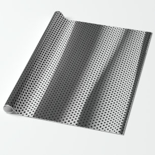 Papier Cadeau Tissu à pois blanc et noir