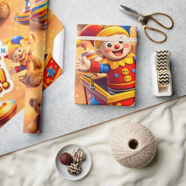 Papier Cadeau Titre gestes, coffret cadeau doré premium wrap (Artisanat)