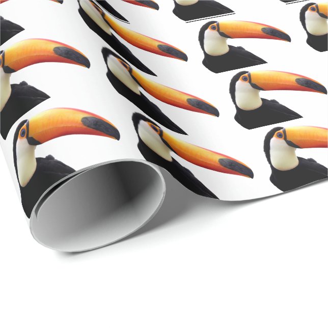 Papier Cadeau Toco Toucan (Coin rond)