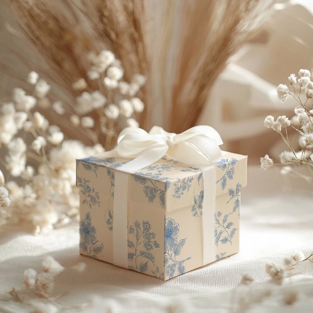 Papier Cadeau Toile de Pâques bleue (Créateur téléchargé)