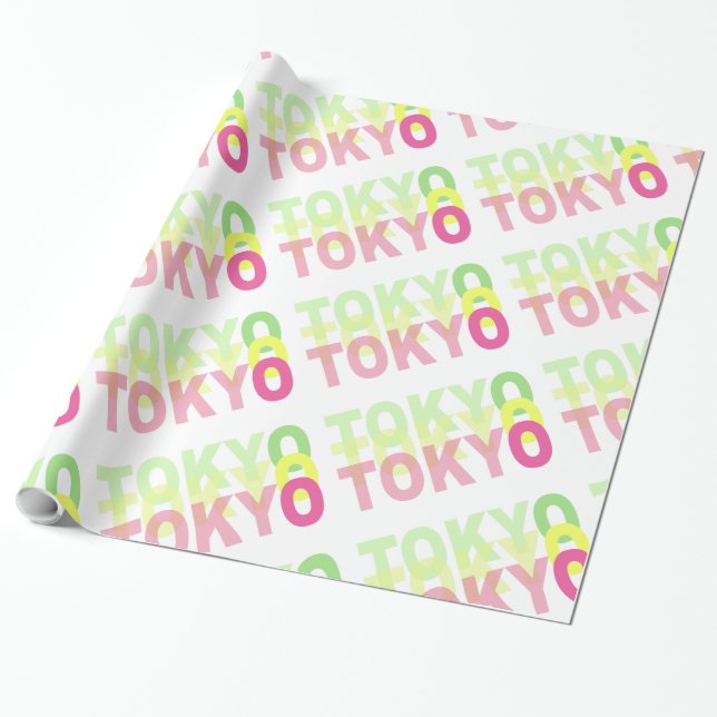 Papier Cadeau Tokyo (Déroulé)