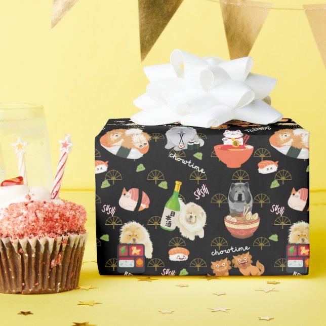 Papier Cadeau TOKYO CHOWTIME Chow (Fête d'anniversaire)