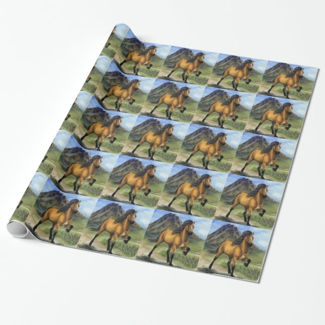 Papier Cadeau Tolt doré (Déroulé)