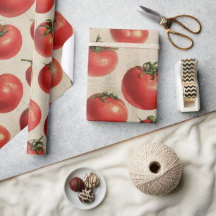 Papier Cadeau Tomate