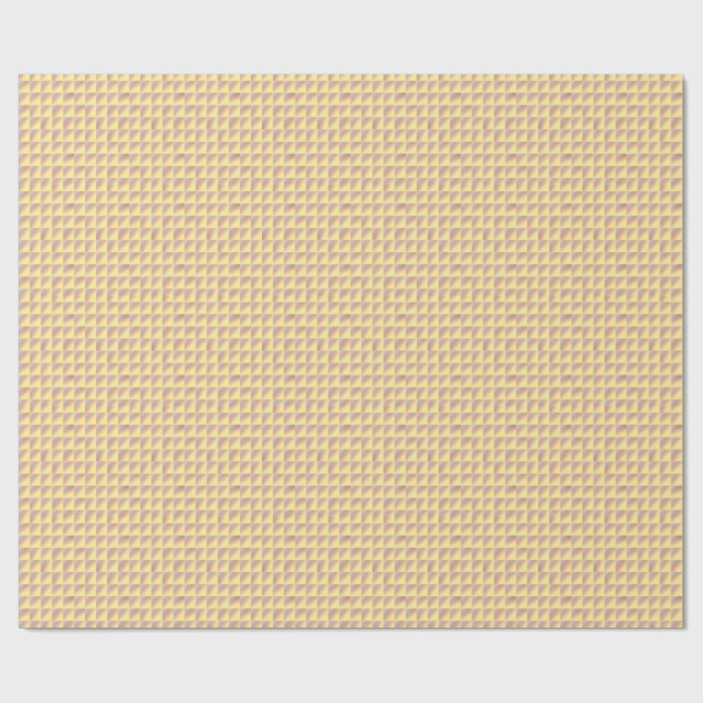 Papier Cadeau Tone-on-tone Squares. (Plat)