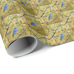 Papier Cadeau Tonkinson : Bluebird gift wrap