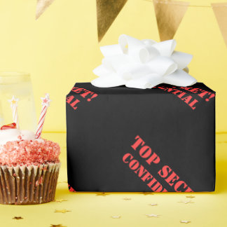 Papier Cadeau top secret - confidentiel