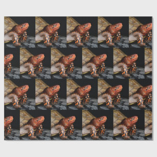 Papier Cadeau Tortue rouge-tête orientale
