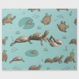 Papier Cadeau Tortues