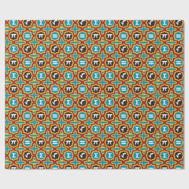 Papier Cadeau Totalement enveloppe de cadeau de maths ! (Plat)