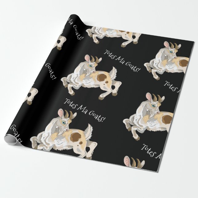 Papier Cadeau Totes Ma Goats (Déroulé)