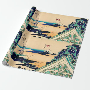 Papier Cadeau Toto Asakusa Honganji par Katsushika Hokusai