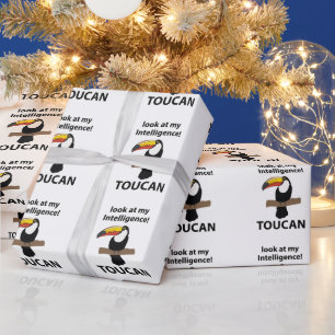 Papier Cadeau Toucan Bird Tropical Funny