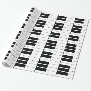 Papier Cadeau Touches de piano clavier