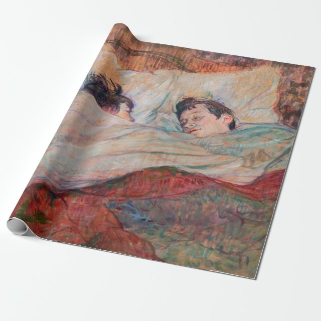 Papier Cadeau Toulouse-Lautrec - Le Lit (Déroulé)