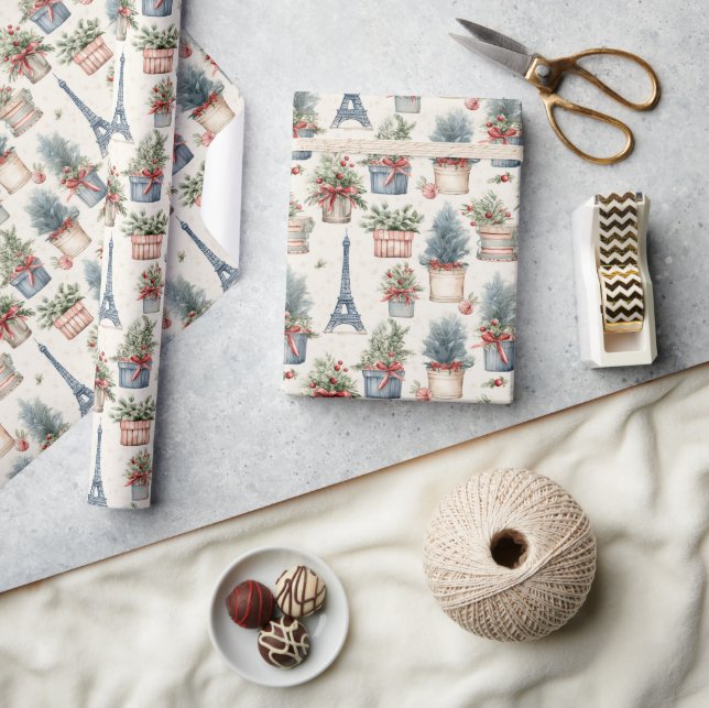 Papier Cadeau Tour Eiffel, Paris (Artisanat)