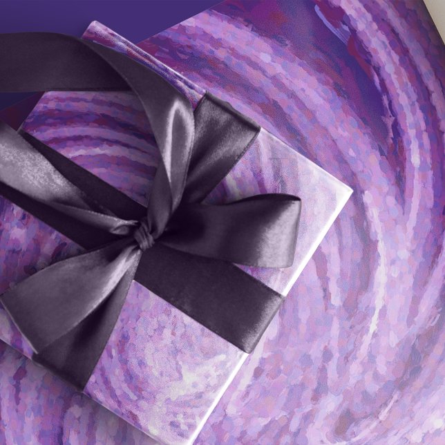 Papier Cadeau Tourbillon pourpre (Créateur téléchargé)