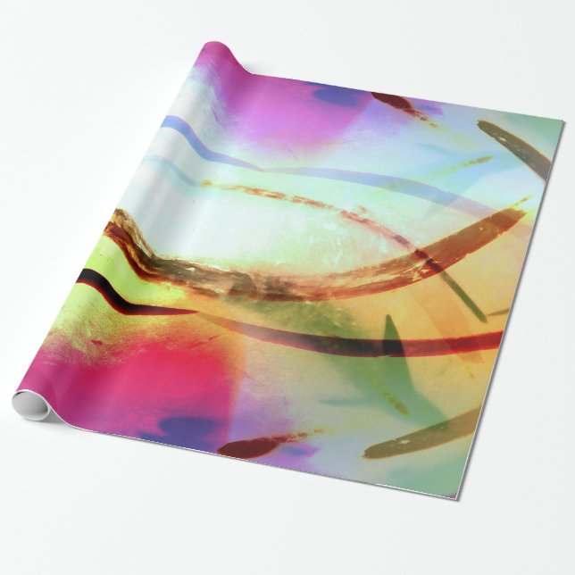 Papier Cadeau Tourmaline tropical (Déroulé)