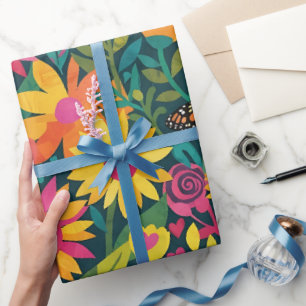 Papier cadeau Tournesol Monarque Abstrait Matisse