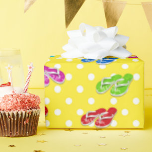 Papier Cadeau Tournons sur les Pois