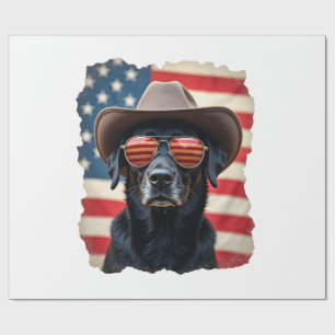 Papier Cadeau Tous les amoureux de chiens AMÉRICAINS pit bull (
