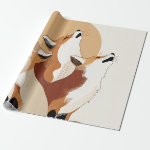 Papier cadeau tout occasion Unique Animal de la Fo