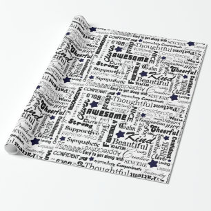 Papier Cadeau Toutes les bonnes choses au sujet de vous